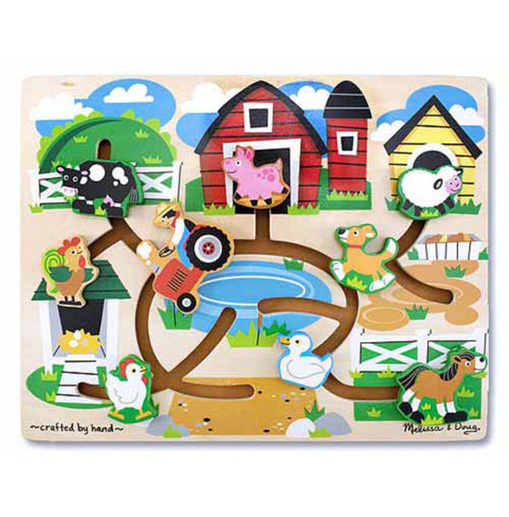 Melissa and Doug Farm Maze Puzzle - Image 1
